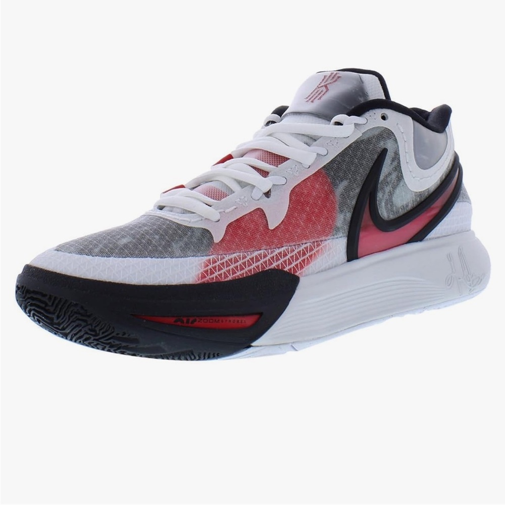 NEW IN BOX! Nike Kyrie 8 White/University Red/Black Mid-Top Basketball Sneakers